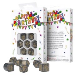 Happy Birthday Confetti Dice Set - Q-Workshop