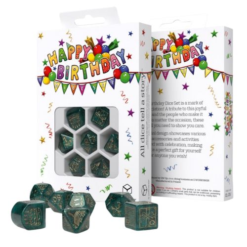 Happy Birthday Balloons Dice Set - Q-Workshop