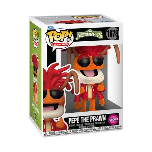 Funko POP! Television: The Muppets - Pepe the Prawn 1678 Flocked