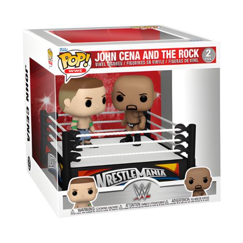 Funko POP! Moment: WWE - John Cena and The Rock 2 Pack
