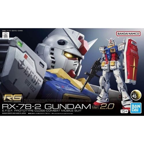 Real Grade - RX-78-2 Gundam Ver2.0 - Model Kit 1/144 - Mk67155 - Gundam