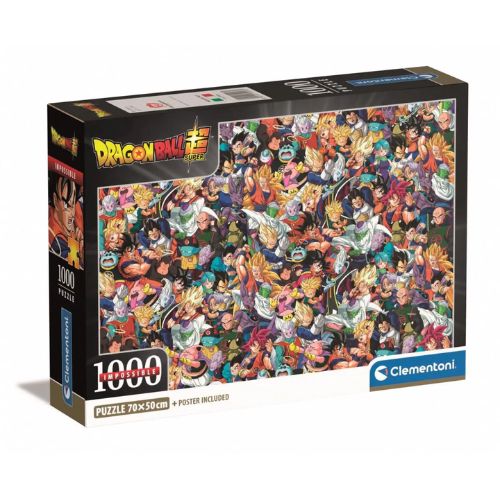 Dragon Ball 1000 Pezzi Impossible Clementoni 39918