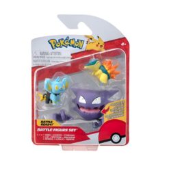 Pokémon Battle Figure Set 3-Pack Shinx, Haunter, Cyndaquil 5 cm Jazwares