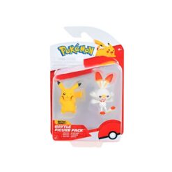 Pokémon Battle Figure Mini Figure Pikachu Scorbunny 5 cm Jazwares