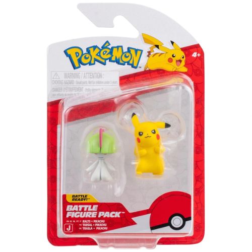 Pokémon Battle Figure Mini Figure Ralts Pikachu 5 cm Jazwares