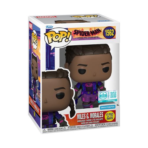 Funko POP! Across The Spider - Verse – Miles G. Morales - 1562 Supreme Limited Edition Glow in the Dark