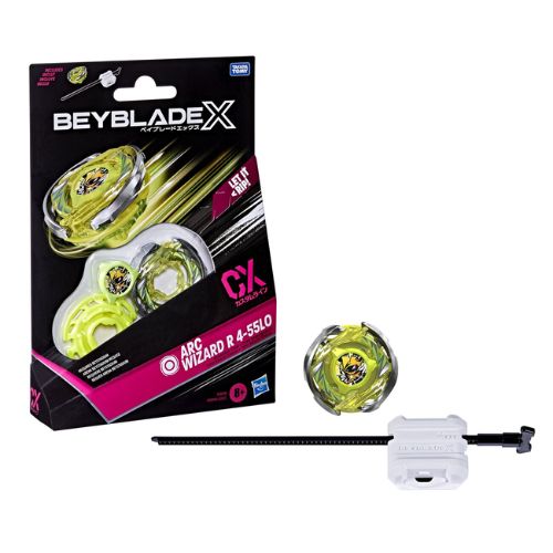 Beyblade X WAVE 4 - Arc Wizard R Starter Pack Top and Launcher