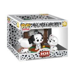 Funko POP! Moment: Disney 101 Dalmatians - Rolly, Patch & Lucky with TV 1664