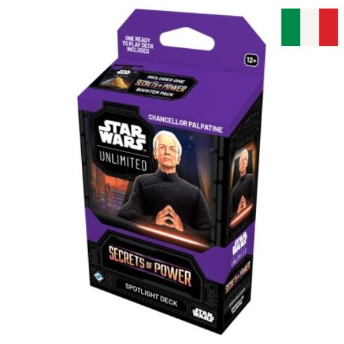 Secrets of Power Palpatine Deck Star Wars Unlimited TCG ITA