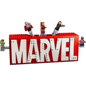 Logo e Minifigure MARVEL - LEGO Marvel