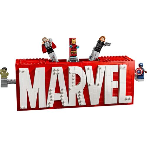Logo e Minifigure MARVEL - LEGO Marvel