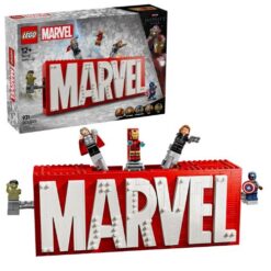 Logo e Minifigure MARVEL - LEGO Marvel