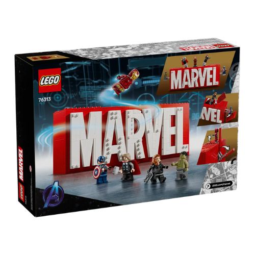 Logo e Minifigure MARVEL - LEGO Marvel