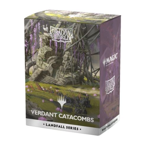 Dual Matte Art Sleeves Standard - Landfall Series - Verdant Catacombs - (100) Dragon Shield