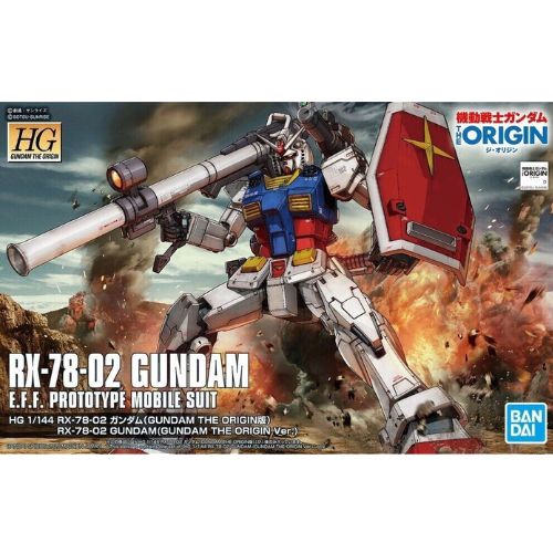 High Grade - RX-78-2 Gundam (Gundam The Origin Ver.) - Model Kit 1/144 - MK58929 - Gundam