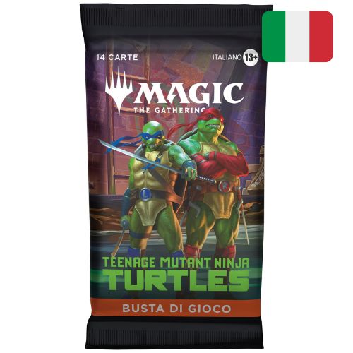 Teenage Mutants Ninja Turtles Singola Busta di Gioco ITA Magic the Gathering