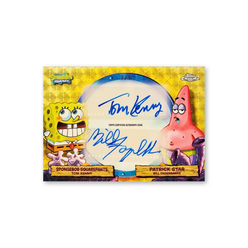 2025 Topps Chrome Spongebob - Hobby Box da 12 Bustine da 5 carte - immagine 3
