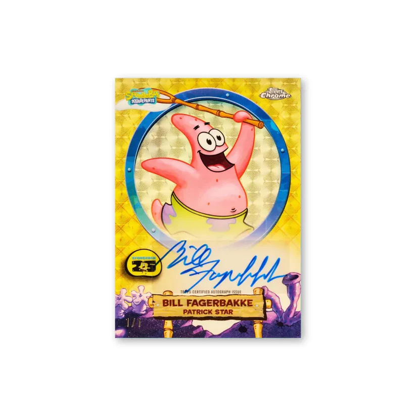 2025 Topps Chrome Spongebob - Hobby Box da 12 Bustine da 5 carte - immagine 4