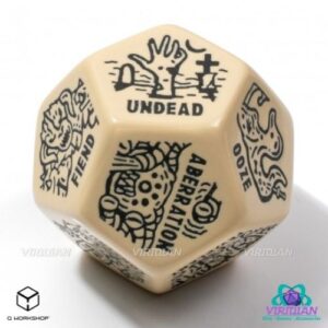 Monster Generator Die: Beige&Black - Q-Workshop