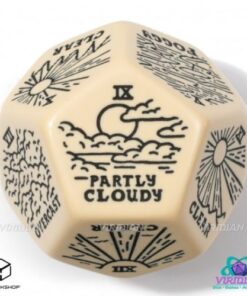 Weather Generator Die: Beige&Black - Q-Workshop