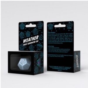 Weather Generator Die: Blue&Black - Q-Workshop