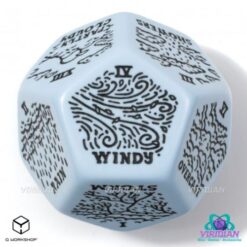 Weather Generator Die: Blue&Black - Q-Workshop