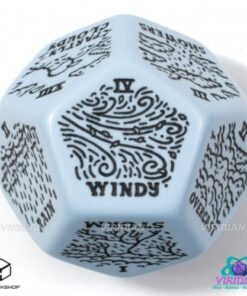 Weather Generator Die: Blue&Black - Q-Workshop