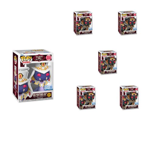 Funko POP! Animation: Hazbin Hotel – Sir Pentious 2243 Limited Edition Chase Exclusive 5 + 1