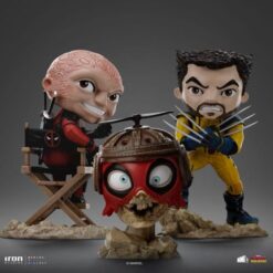 Deadpool & Wolverine Mini Figure - set Unmasked 14 cm