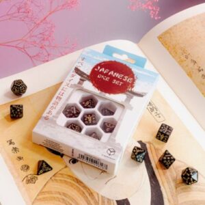 Japanese Dice Set: Deep Night Firefly - Q-Workshop