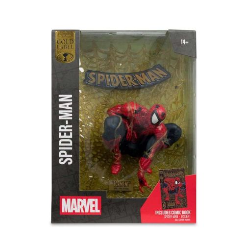Marvel collection 1:6 wv6 spider-man (spider-man #1 black and gold variant) d23 excl figure