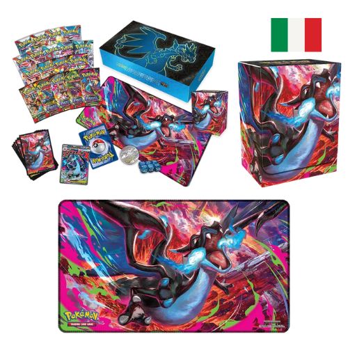 Pokemon TGC Fiamme Spettrali Ultrapremium Charizard - ITA