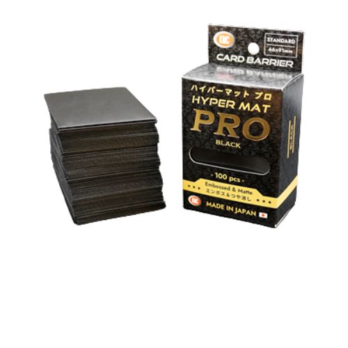 Standard Sleeves - Hyper MAT Pro Black - 100 Sleeves - KMC
