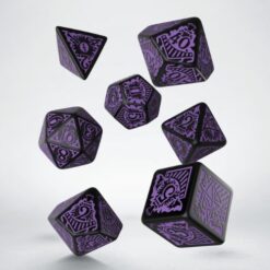 Horror on the Orient Express Dice Set Black & purple - Q-Workshop