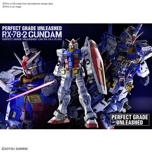 Perfect Grade - Unleashed RX-78-2 Gundam Model Kit 1/60