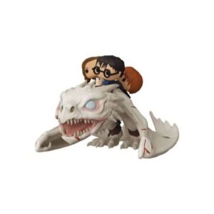 Funko POP! Rides Deluxe: Harry Potter - Harry, Hermione & Ron riding Gringotts Dragon 93