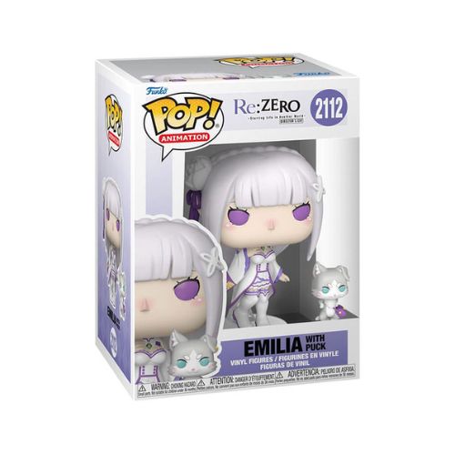Funko POP! Animation: Re: Zero - Emilia with Puck 2112