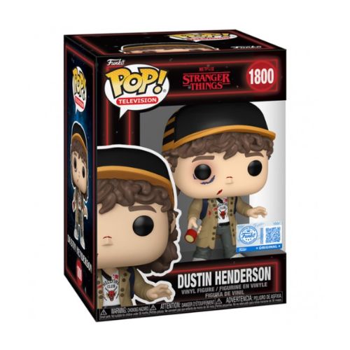 Funko POP! Television: Stranger Things - Dustin Henderson 1800 Limited Edition Esclusiva