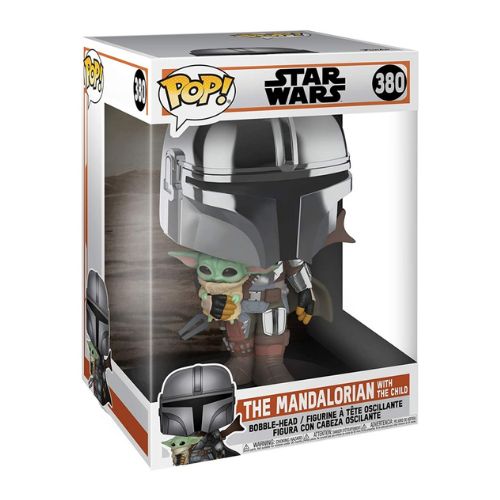 Funko POP! Jumbo: Star Wars - The Mandalorian with the Child 380