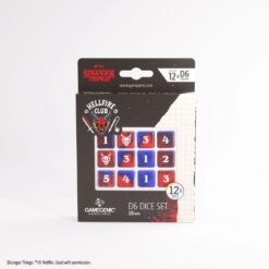 Set Dadi D6 Hellfire Club Stranger Things 16mm - Gamegenic