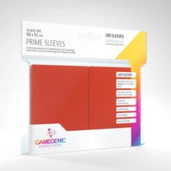 100 Prime Sleeves - Red - Gamegenic