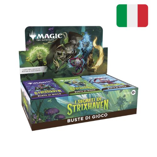 I Segreti di Strixhaven Box Buste di Gioco ITA Magic the Gathering (30 Bustine)