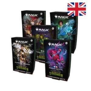 Secrets of Strixhaven Commander Decks Display ENG Magic the Gathering (5 Mazzi)