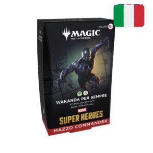 Wakanda Per Sempre Marvel Super Heroes Commander Deck ITA Magic the Gathering