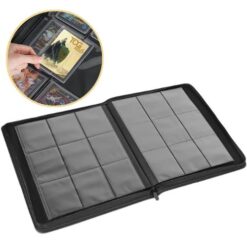 Toploader Zippered Album 18-Pocket Black - Gametrade