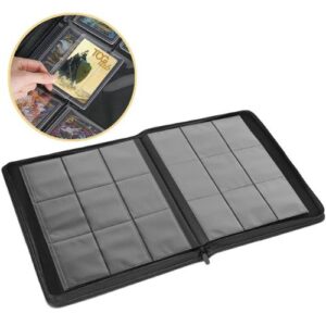 Toploader Zippered Album 18-Pocket Black - Gametrade
