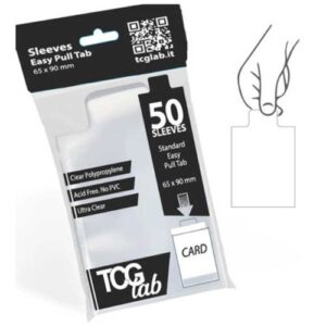 Bustine Protettive Easy Pull Tab Promo - Ultra Clear - 50 micron - TcgLab