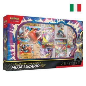 Pokémon Collezione con Statuina Mega Lucario-Ex - ITA