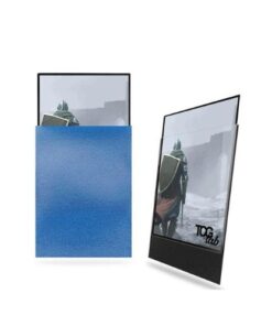Standard Sleeves - Matte Ultra Clear Blue - 100 Sleeves - TcgLab