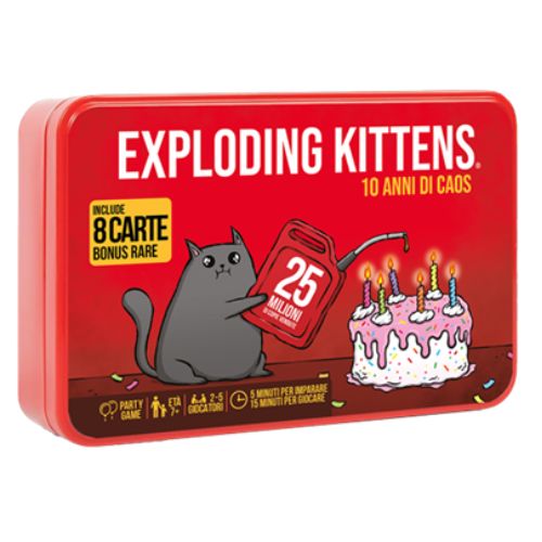 Exploding Kittens 10 Anni di Caos